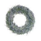 Guirlanda de natal verde nevada luxo 45cm