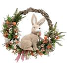 Guirlanda Enfeite De Páscoa Coelho Decorativa Arranjos 60cm