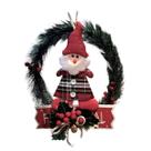 Guirlanda Natalina com Papai Noel Guirlanda Natalina com Papai Noel