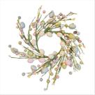 Guirlanda Ovos Colorido Arco Porta Páscoa Decoração 28cm
