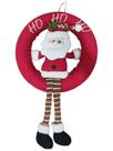 Guirlanda Papai Noel 61cm com Pernas Moles HOHOHO
