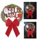 Guirlanda Papai Noel Luz De Fada Natal Laço Arvore Laço
