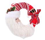 Guirlanda Rosto Papai Noel em Poliéster 1PC 35cm Enfeite de Natal Guirlanda Rosto Papai Noel em Poliéster 1PC 35cm Enfeite de Natal