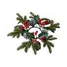 Guirlandas Rústicas De Natal De 11 Polegadas Com Frutas E Nozes Para Suporte De Armário De Cozinha Guirlandas Rústicas De Natal De 11 Polegadas Com Frutas E Nozes Para Suporte De Armário De Cozinha