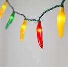 Guirnalda de Luces SUNSGNE Pimiento Chili 4.1 m 35 Incandescentes Multicolor
