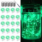Guirnaldas Luminosas LAMPHOME 20 Paquetes, 20 LEDs, 2m, Verde, a Pilas