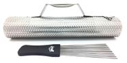 Guiro Meregue Oval Acompanha 1 Pente Tg 531 Torelli Cromado Cinza