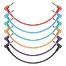 Guitar Patch Cable Donner, pacote de 30 cm com 6 pedais de efeito