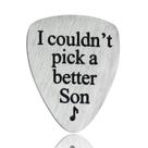 Guitar Pick Jewelry YEEQIN Eu não poderia escolher um filho melhor Guitar Pick Jewelry YEEQIN Eu não poderia escolher um filho melhor