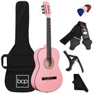 Guitarra Acústica Best Choice Products para Iniciantes - 38 Polegadas - Rosa