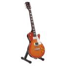 Guitarra acústica em miniatura modelo Pssopp com decoração em tília