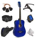 Guitarra Acústica MasterPlay Classical 30" para Crianças - Kit Azul