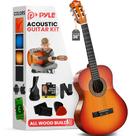 Guitarra acústica Pyle Beginner 3/4 Junior com Kit 36" Cherry Guitarra acústica Pyle Beginner 3/4 Junior com Kit 36" Cherry