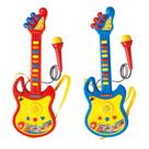 Guitarra com Microfone Infantil 45 cm - Cores Sortidas - DM Toys - Guitarra com Microfone Infantil 45 cm - Cores Sortidas - DM Toys -