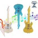 Guitarra de Brinquedo Musical Infantil Plastico 4 Cordas Colorida Guitarrinha Brinquedo