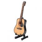 Guitarra de madeira em miniatura modelo Pssopp Mini Guitar 10cm/16cm