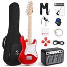 Guitarra Elétrica Infantil Vangoa 76cm com Amplificador, Bolsa e Alça