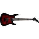 Guitarra Elétrica Jackson JS11Q Dinky Transparent Red com Tampo Quilted