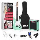 Guitarra elétrica LyxPro de 36 polegadas com kit para crianças tamanho 3/4