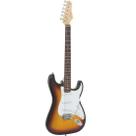 Guitarra Giannini G100 Sunburst Com Escudo Branco F002