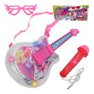 Guitarra Infantil Rosa Para Estimular A Imaginação