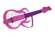 Guitarra Instrumento Musical Infantil Luz Menina Diversão Guitarra Instrumento Musical Infantil Luz Menina Diversão
