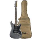 Guitarra seizi katana musashi hss space grey sparkle/esc bk