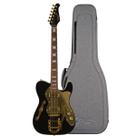 Guitarra Seizi Vintage Origami Juliana Vieira Black Gold