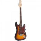 Guitarra Strato G-100 Sunburst com Escudo Tortoise Giannini