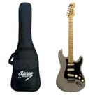 Guitarra Strato Seven Sgt-207 GR Grey Cinza C/ Bag