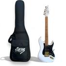 Guitarra Strato Seven Sgt270 Branca Traste Inox com Bag