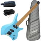 Guitarra Strinberg Headless Multiscale SHN6 Next Azul C Bag Guitarra Strinberg Headless Multiscale SHN6 Next Azul C Bag