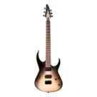 Guitarra Super Strato Tampo Flamed Waldman WM320F BKB Black