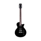 Guitarra sx ee3j lp corpo basswood braço maple bk preto