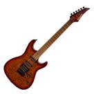 Guitarra Waldman Elétrica 6 cordas com capa WIS-160 QSB W/B