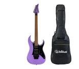 Guitarra waldman floyd rose super strato wig250 pp purple c/ bag