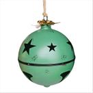 Guizo Verde Gigante Com Laço Enfeite Natal Em Metal 60CM