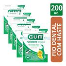Gum - 200 Flossers Original (fio Dental Com Cabo)