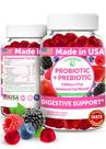 Gummies Lunakai Prebiotic + Probiótico 5 bilhões de CFUs 60 ct