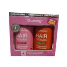 Gummy Hair Vitamin Kit com 2 Frascos 60 Gomas cada