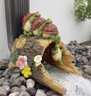 Gutter Downspout Extender Euiroet Funny Turtle Statue 20 cm