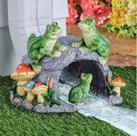 Gutter Downspout Extension Outdoor Statue Decor Frog