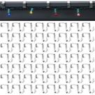 Gutter Hooks MorningRo 100 peças de alumínio para luzes de Natal