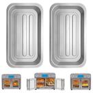 GWYSY Assadeira Grill para Air Fryer 29 x 17 cm Aço 2 Unidades GWYSY Assadeira Grill para Air Fryer 29 x 17 cm Aço 2 Unidades