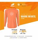 H.SUN 50+ Camiseta Proteção Solar Infantil - COR: Laranja