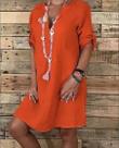 H2101- Camisa Camisão Blusão Vestido Linho Pl.size Saída Praia P25