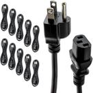 Habilidades de reconstrução do cabo de alimentação, aprovadas pela UL, universal, 6 pés, 18 AWG Habilidades de reconstrução do cabo de alimentação, aprovadas pela UL, universal, 6 pés, 18 AWG