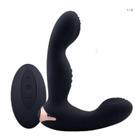 Hades Massageador de Próstata Controle Remoto 10 Vibrações 13,5cm x 10cm Recarregável em Silicone