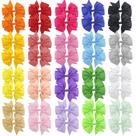 Hair Bows Babymatch Pinwheel para meninas de 10 cm com clipes de metal, 40 unidades Hair Bows Babymatch Pinwheel para meninas de 10 cm com clipes de metal, 40 unidades