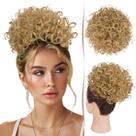 Hair Bun Hair Piece Sidaila Messy Bun Curly 23 cm dourado claro
